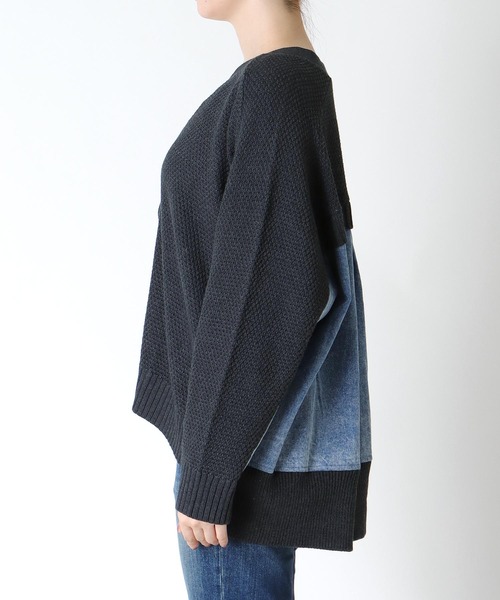 Cepica（セピカ）の「デニムコンビZIPブルゾン　　　＠（カーディガン/ボレロ・レディース・チャコールグレー/ベージュ・FREE）」の14枚目の写真