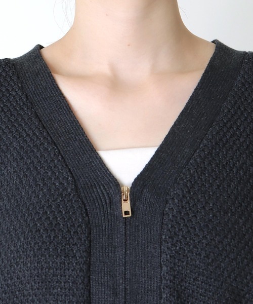 デニムコンビZIPブルゾン ＠（カーディガン/ボレロ）｜Cepica（セピカ