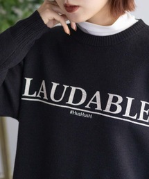 HusHusH | 【HusHusH/ハッシュアッシュ】プリントニットプルオーバー(ニット/セーター)