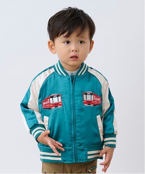 kladskap（クレードスコープ）の「電車×恐竜スカジャン