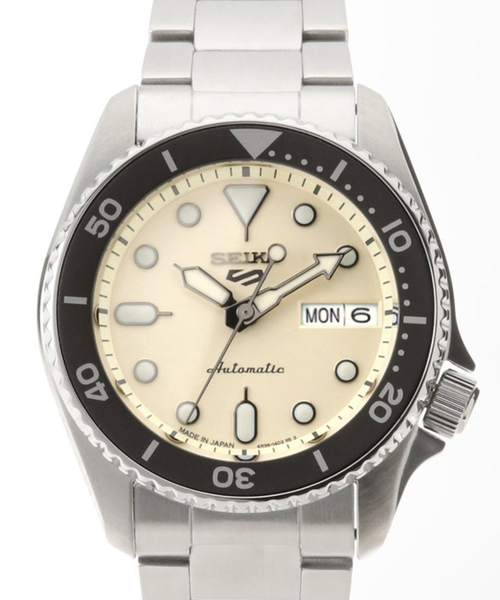 HIROB(ヒロブ)の「【SEIKO / セイコー】5 SPORTS SBSA227 Ivory dial Mid size(アナログ腕時計・レディース・シルバー・FREE)」の5枚目の写真