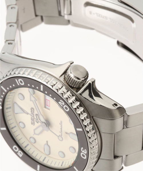 HIROB(ヒロブ)の「【SEIKO / セイコー】5 SPORTS SBSA227 Ivory dial Mid size(アナログ腕時計・レディース・シルバー・FREE)」の6枚目の写真
