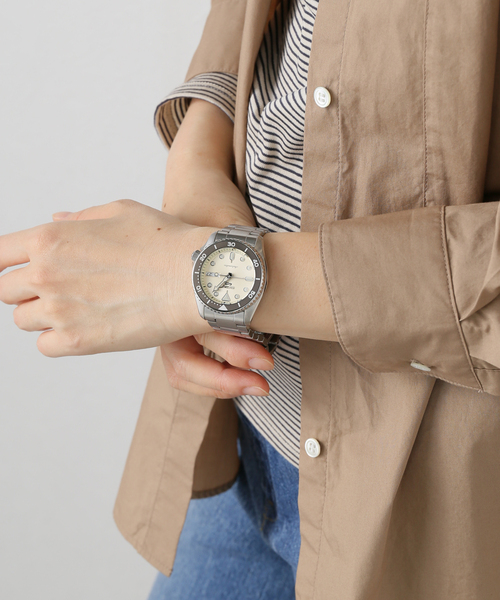 HIROB(ヒロブ)の「【SEIKO / セイコー】5 SPORTS SBSA227 Ivory dial Mid size(アナログ腕時計・レディース・シルバー・FREE)」の11枚目の写真