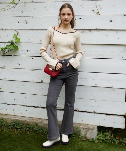 archives(アルシーヴ)の「キルトチェーンバッグ(ショルダーバッグ・レディース・グレー/ブラック/レッド/オフホワイト・FREE)」の22枚目の写真