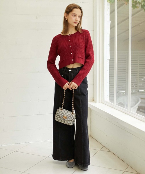 archives(アルシーヴ)の「キルトチェーンバッグ(ショルダーバッグ・レディース・グレー/ブラック/レッド/オフホワイト・FREE)」の9枚目の写真