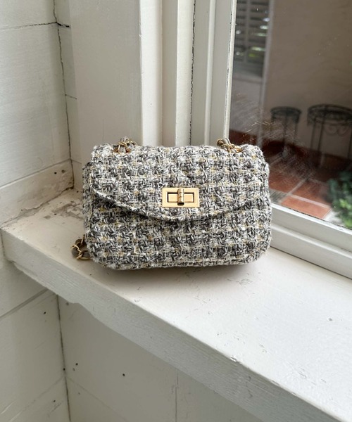 archives(アルシーヴ)の「キルトチェーンバッグ(ショルダーバッグ・レディース・グレー/ブラック/レッド/オフホワイト・FREE)」の15枚目の写真