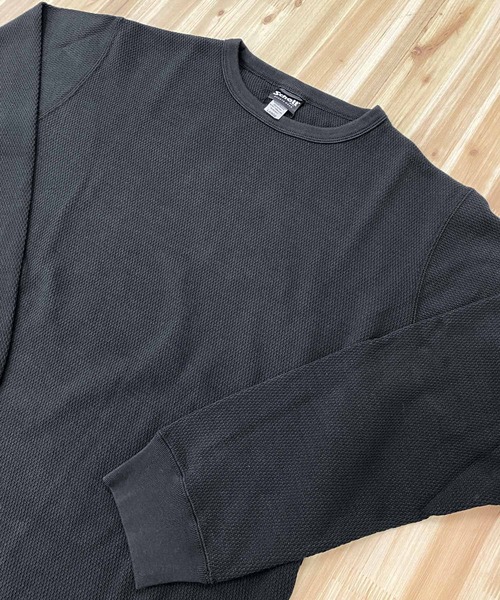 Schott(ショット)の「HONEYCOMB WAFFLE T-SHIRT(Tシャツ/カットソー・メンズ・ブラック/グレー/ホワイト・XL/L/XXL/M)」の8枚目の写真