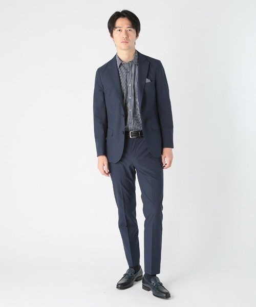 CROWDED CLOSET（クラウデッドクローゼット）の「COOLDOTS 2WAYストレッチスラックスパンツ（スラックス・メンズ・ネイビー/ダークネイビー/ライトグレー・01/04/03/02）」の8枚目の写真