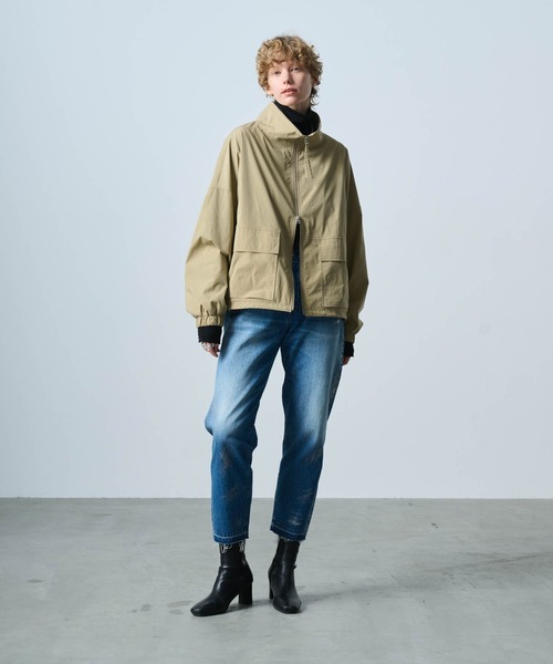 KHA:KI / カーキ」 スタンドカラージャケット STAND COLLAR JACKET