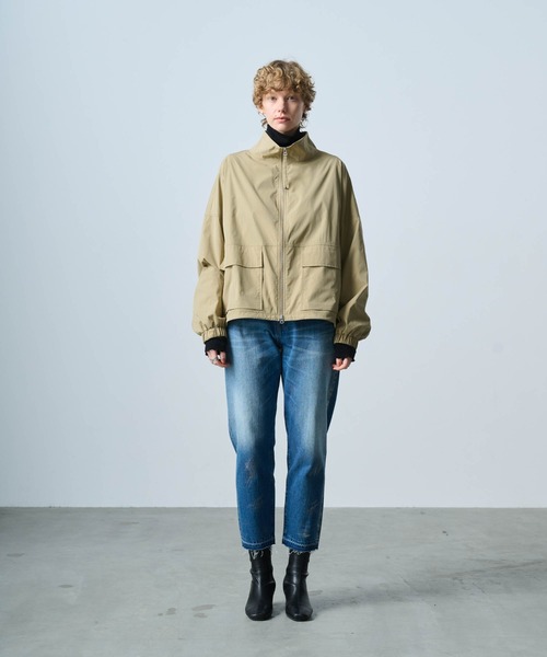 epa gyoza jacket KHA カーキジャケット 楽天市場】KHA:KI（カーキ） ミリタリーキルト ジップアップ