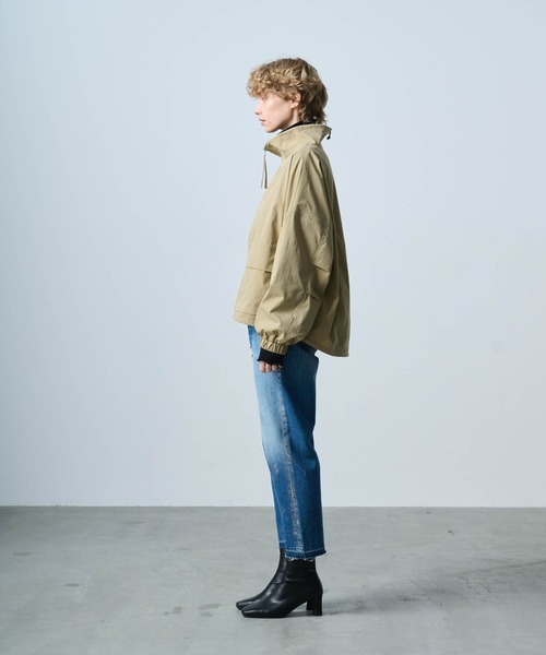 KHA:KI / カーキ」 スタンドカラージャケット STAND COLLAR