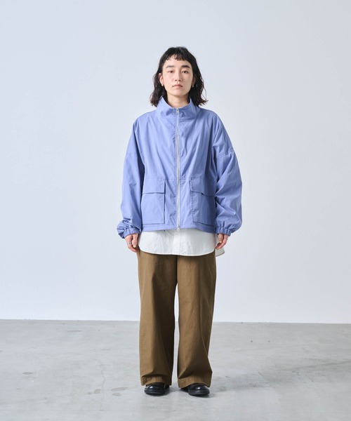 KHA:KI / カーキ」 スタンドカラージャケット STAND COLLAR