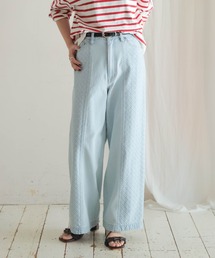 JQコンビデニム　ドッキングワイドパンツ