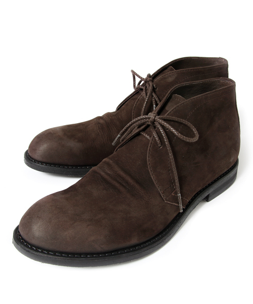 MR.OLIVE(ミスターオリーブ)の「【撥水レザー】WATER PROOF NUBUCK LEATHER / CHUKKA BOOTS(ブーツ・メンズ・ブラウン/ブラック・8h/10h/9h/7h)」の11枚目の写真