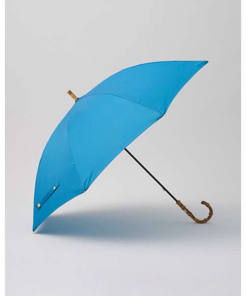 Traditional Weatherwear(トラディショナルウェザーウェア)の「UMBRELLA BAMBOO LITE(長傘・レディース・コーラルピンク/ブルー系・F)」の1枚目の写真