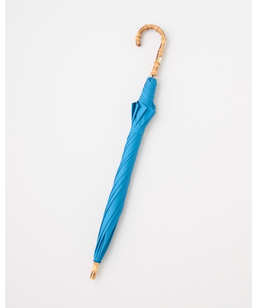 Traditional Weatherwear(トラディショナルウェザーウェア)の「UMBRELLA BAMBOO LITE(長傘・レディース・コーラルピンク/ブルー系・F)」の7枚目の写真