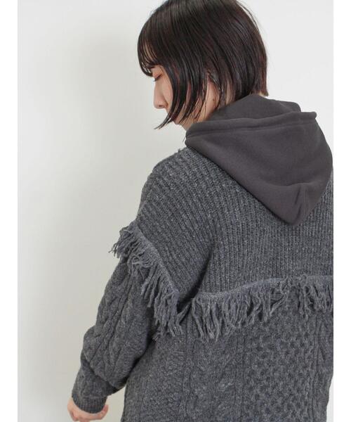 サマンサモスモストライアングルニットストール サマンサモスモス