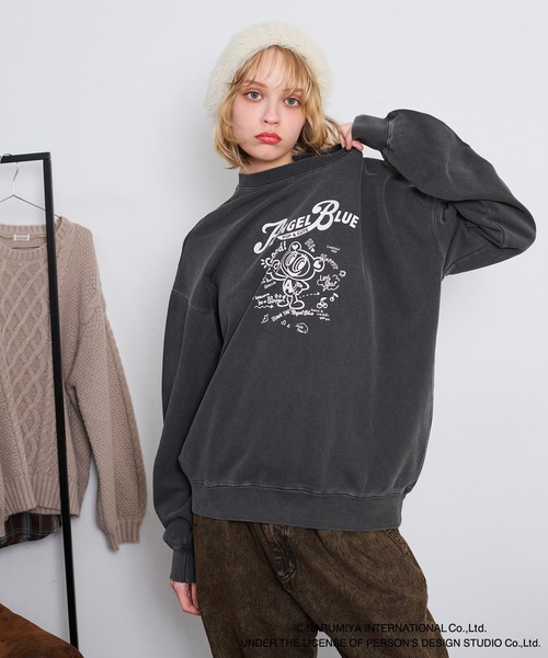 apres jour mignon(アプレジュールミニョン)の「【ANGEL BLUE×apresjour mignonコラボ】裏起毛プリントスウェット【ZOZOTOWN限定アイテム】(スウェット・レディース・ブラック系その他/ナチュラル/ベージュ系その他・X-LARGE/フリー)」の11枚目の写真