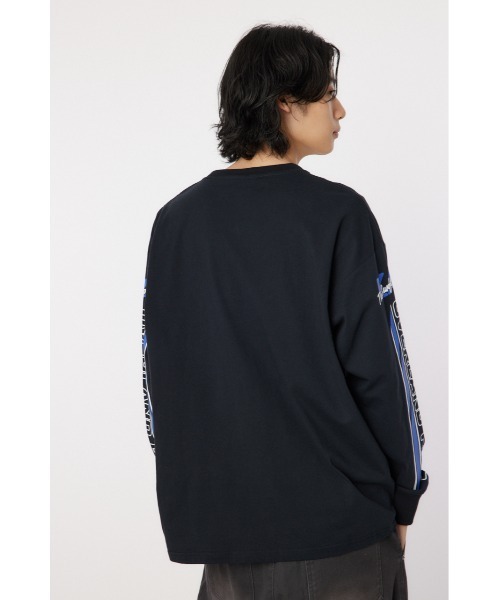 RODEO CROWNS WIDE BOWL（ロデオクラウンズワイドボウル）の「レーシング ロングスリーブTシャツ（Tシャツ/カットソー・メンズ・オフホワイト/ブラック・MEDIUM/LARGE）」の10枚目の写真