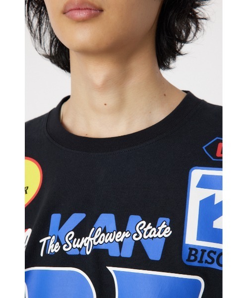 RODEO CROWNS WIDE BOWL（ロデオクラウンズワイドボウル）の「レーシング ロングスリーブTシャツ（Tシャツ/カットソー・メンズ・オフホワイト/ブラック・MEDIUM/LARGE）」の16枚目の写真