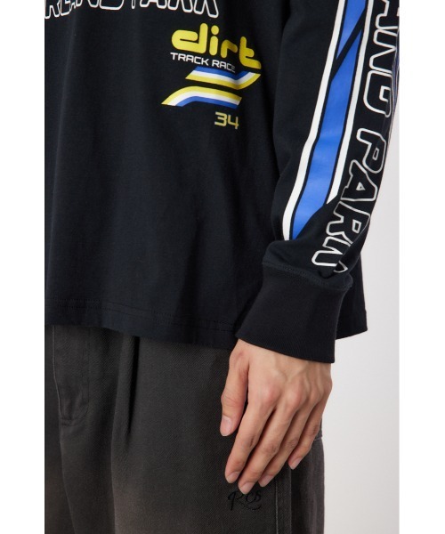 RODEO CROWNS WIDE BOWL（ロデオクラウンズワイドボウル）の「レーシング ロングスリーブTシャツ（Tシャツ/カットソー・メンズ・オフホワイト/ブラック・MEDIUM/LARGE）」の19枚目の写真