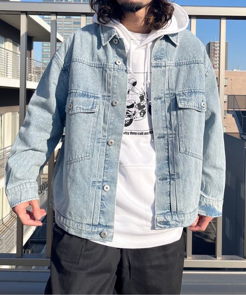MODISH GAZE(モディシュガゼ)の「【MODISH GAZE】宇宙飛行士プリント裏毛パーカー(CP)(パーカー・メンズ・杢グレー/ホワイト・L/M)」の19枚目の写真
