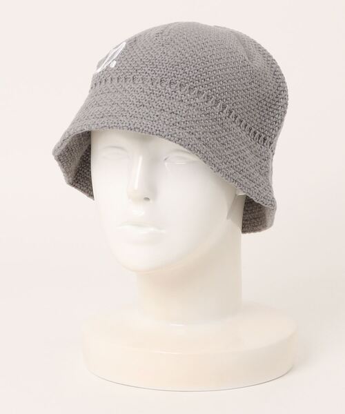 SPINNS（スピンズ）の「コットン生地クラッシャーハット/Dロゴ（ハット・メンズ・ブラック/グレー・ONESIZE）」の6枚目の写真