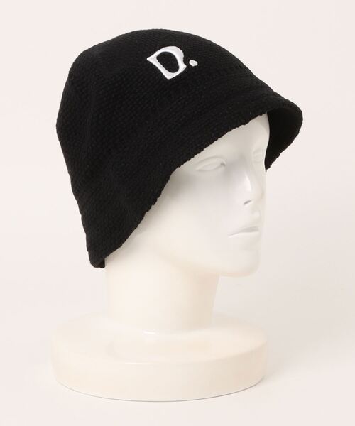 SPINNS（スピンズ）の「コットン生地クラッシャーハット/Dロゴ（ハット・メンズ・ブラック/グレー・ONESIZE）」の8枚目の写真