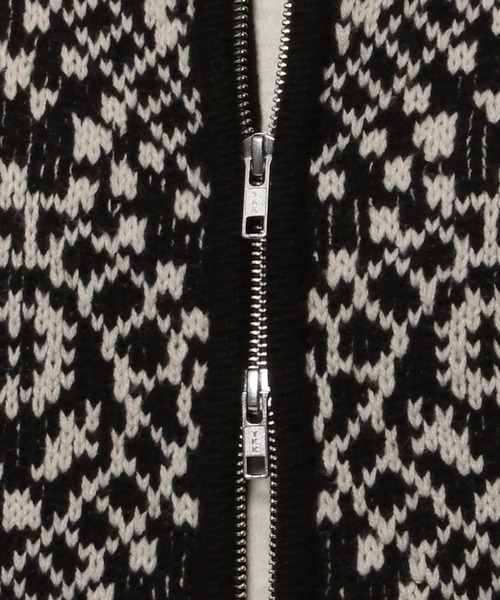 niko and...(ニコアンド)の「幾何ハート柄襟ZIPカーディガン(カーディガン/ボレロ・レディース・レッド/ブルー/ブラック・FREE)」の20枚目の写真