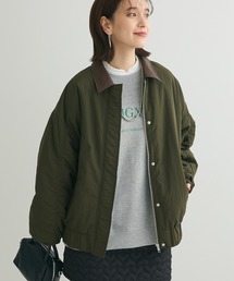 ・ELENCARE DUE フェイクレザーエリブルゾン