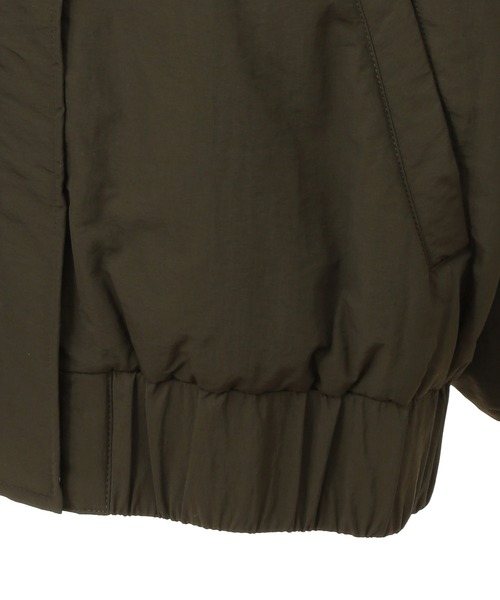 ELENCARE DUE（エレンカーレデュエ）の「・ELENCARE DUE フェイクレザーエリブルゾン（ブルゾン・レディース・カーキ/チャコールグレー・FREE）」の18枚目の写真