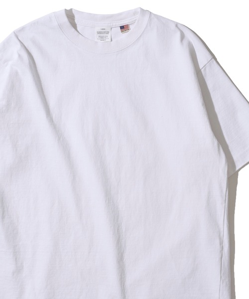 ADPOSION(アドポーション)の「【SEABEES/シービーズ】USAコットン ヘビーウェイト クルーネックTシャツ(Tシャツ/カットソー・メンズ・ブラック/ベージュ/グリーン/ホワイト・X-LARGE/LARGE/MEDIUM)」の2枚目の写真