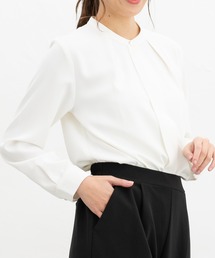 Honeys | バンドカラーブラウス(シャツ/ブラウス)