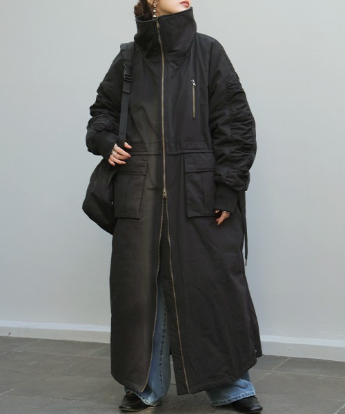 HUG U. 中綿ロングアウター 中綿ロングアウター（その他アウター）｜HUG.U（ハグユー）の