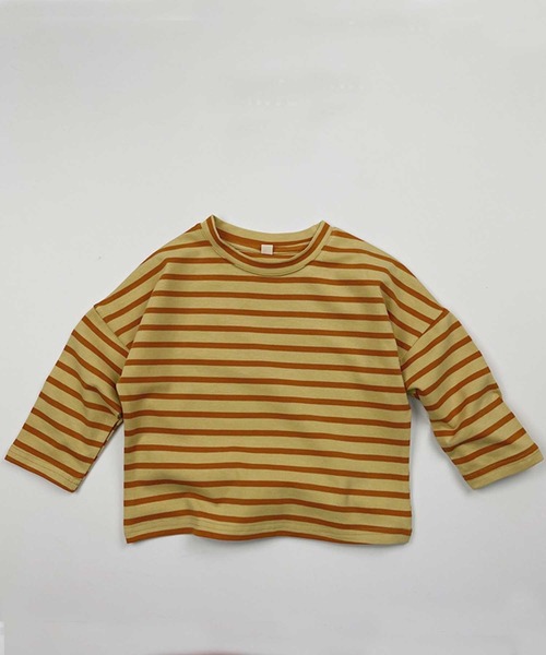 ALBERO PITTI（アルベロピッティ）の「ﾎﾞｰﾀﾞｰﾌﾟﾙｵｰﾊﾞｰTｼｬﾂ（Tシャツ 
