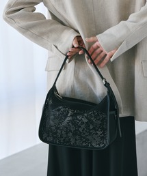 TREASURE TOPKAPI（トレジャートプカピ）の「【TREASURE TOPKAPI】プリント 巾着バッグ付き メッシュ ワンハンドルバッグ（ハンドバッグ）」