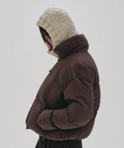 TODAYFUL（トゥデイフル）の「TODAYFUL Hand Knit Balaclava 12421019（ネックウォーマー/スヌード・レディース・グレー/オフホワイト・FREE）」の8枚目の写真