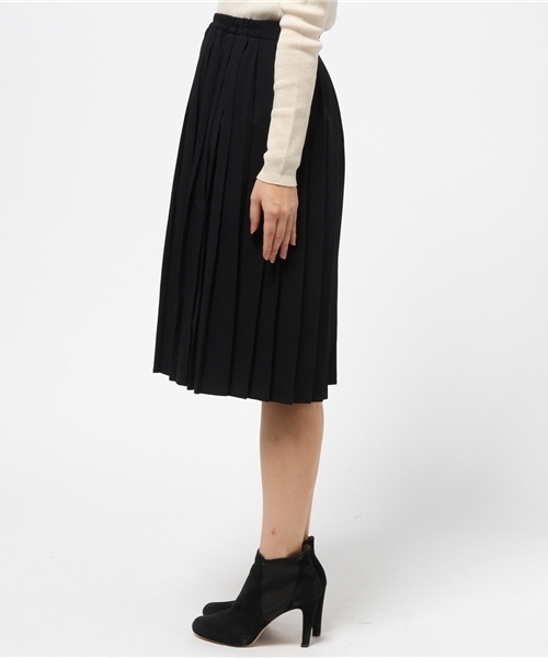 earth music&ecology（アースミュージックアンドエコロジー）の「プリーツスカート（スカート・レディース・キャメル/カーキ/ネイビー/グレー・MEDIUM/SMALL）」の6枚目の写真