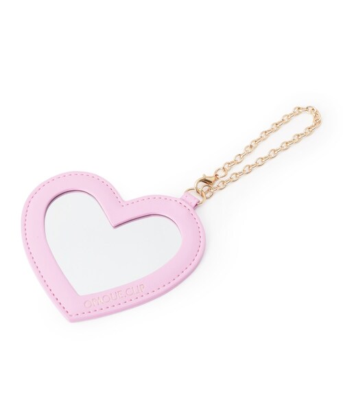 OPAQUE.CLIP（オペークドットクリップ）の「ハートシェイプミラーチャーム（チャーム・レディース・ピンク系/ブラック/シルバー・00）」の7枚目の写真