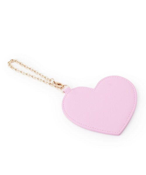 OPAQUE.CLIP（オペークドットクリップ）の「ハートシェイプミラーチャーム（チャーム・レディース・ピンク系/ブラック/シルバー・00）」の6枚目の写真