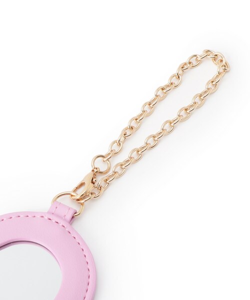 OPAQUE.CLIP（オペークドットクリップ）の「ハートシェイプミラーチャーム（チャーム・レディース・ピンク系/ブラック/シルバー・00）」の5枚目の写真