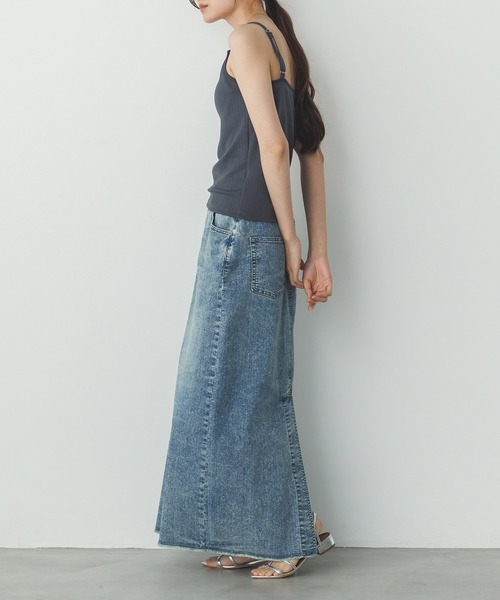 hunch(ハンチ)の「【WEB限定/別注】アジャスター調整可能 カップ付きダブルストラップキャミソール(キャミソール・レディース・アイボリー/ブラック/グレー・FREE)」の22枚目の写真