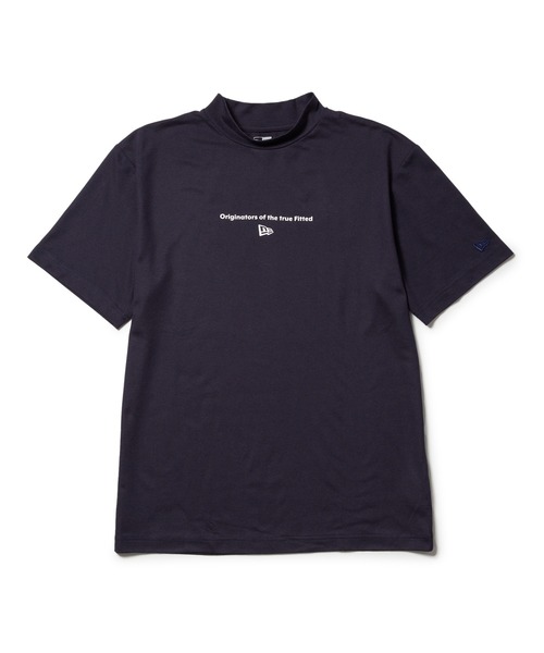 NEW ERA(ニューエラ)の「ニューエラゴルフ 半袖ミッドネックTシャツ コットン 綿(ポロシャツ・メンズ・ホワイト/ネイビー/ブラック・L/M/XL/S/XXL)」の3枚目の写真
