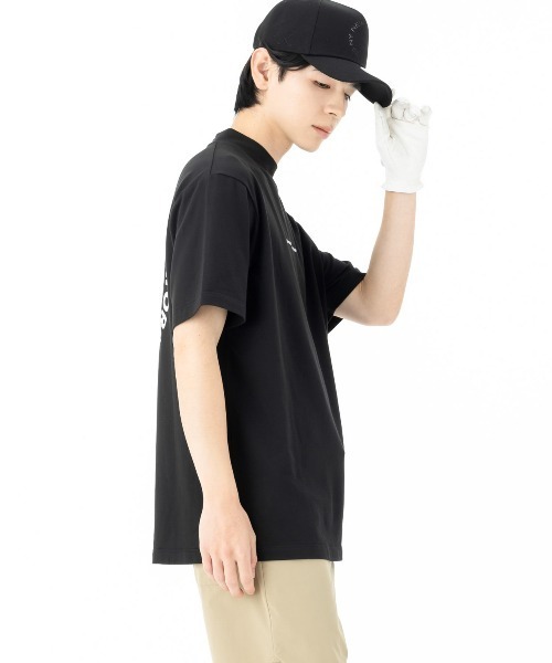 NEW ERA(ニューエラ)の「ニューエラゴルフ 半袖ミッドネックTシャツ コットン 綿(ポロシャツ・メンズ・ホワイト/ネイビー/ブラック・L/M/XL/S/XXL)」の20枚目の写真