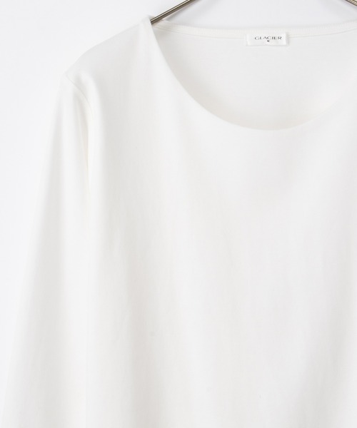 Honeys(ハニーズ)の「ノンステッチきれいめTシャツ(Tシャツ/カットソー・レディース・ブラック/ホワイト/ネイビー/ライトグレー・S/M/LL/L)」の16枚目の写真