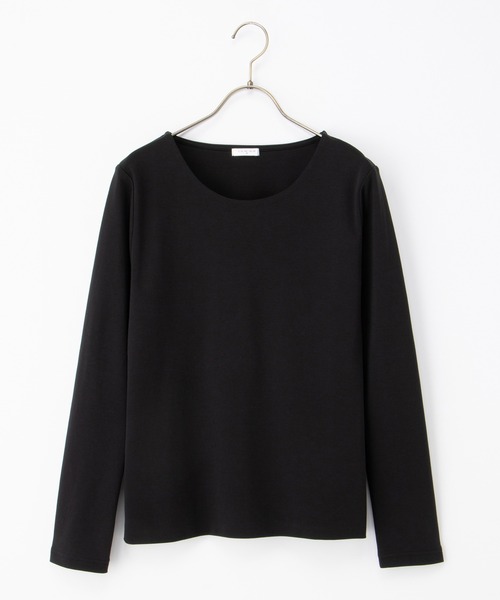 Honeys(ハニーズ)の「ノンステッチきれいめTシャツ(Tシャツ/カットソー・レディース・ブラック/ホワイト/ネイビー/ライトグレー・S/M/LL/L)」の17枚目の写真