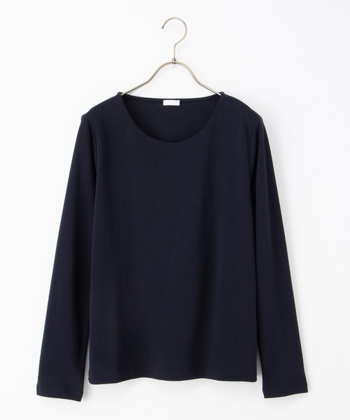 Honeys(ハニーズ)の「ノンステッチきれいめTシャツ(Tシャツ/カットソー・レディース・ブラック/ホワイト/ネイビー/ライトグレー・S/M/LL/L)」の19枚目の写真