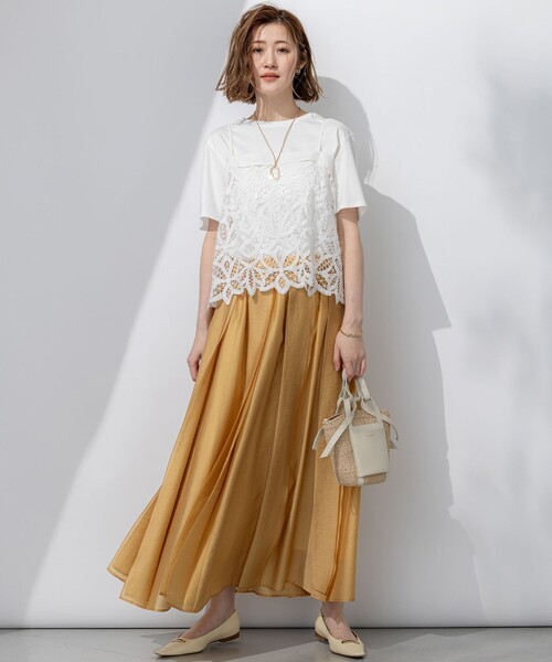 23区（ニジュウサンク）の「シェルリング ネックレス（ネックレス・レディース・ダークブラウン系/ブラック系/ホワイト系・F）」の4枚目の写真