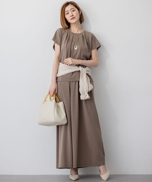 23区（ニジュウサンク）の「シェルリング ネックレス（ネックレス・レディース・ダークブラウン系/ブラック系/ホワイト系・F）」の5枚目の写真