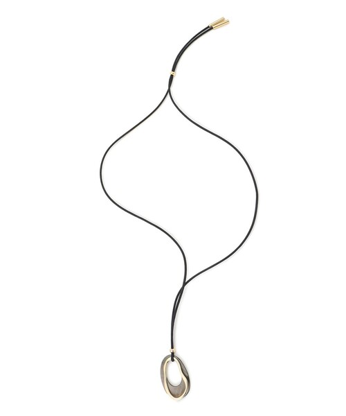 23区（ニジュウサンク）の「シェルリング ネックレス（ネックレス・レディース・ダークブラウン系/ブラック系/ホワイト系・F）」の15枚目の写真